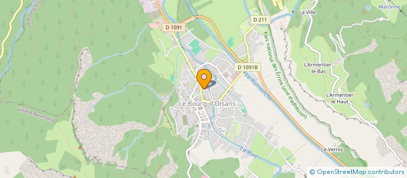 localisation de l'entreprise MADAME CAROLE TURC  LE BOURG-D'OISANS