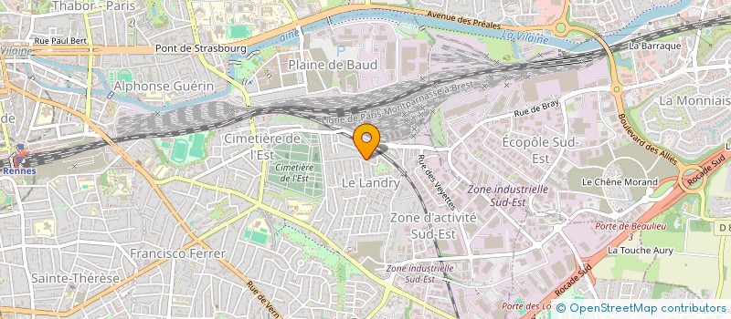 localisation de l'entreprise MADAME CAROLE VALERIE BRUYERE  RENNES