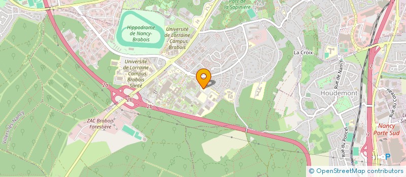 localisation de l'entreprise MADAME CAROLE VANCON  VANDOEUVRE LES NANCY