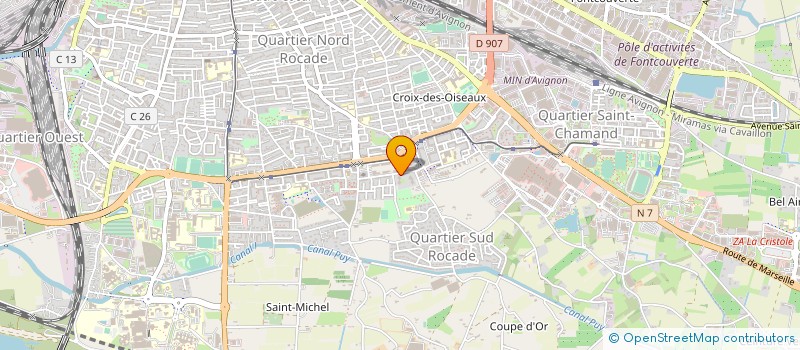 localisation de l'entreprise MADAME CAROLE VANDAL à AVIGNON