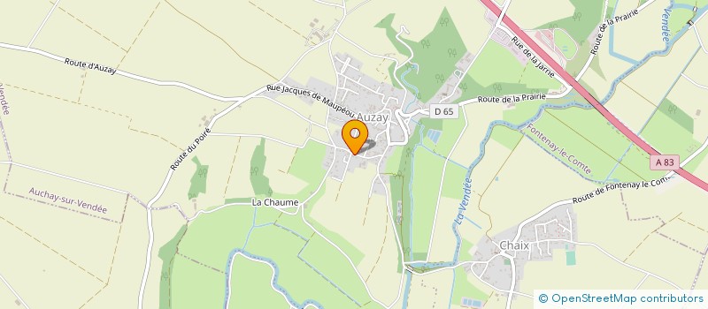 localisation de l'entreprise MADAME CAROLE VANDERDONCKT à AUCHAY-SUR-VENDEE
