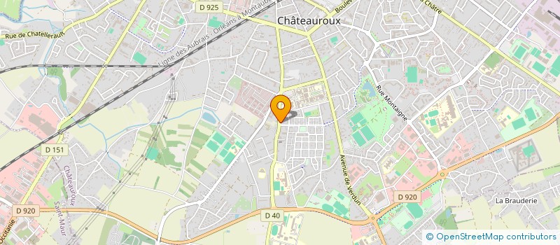 localisation de l'entreprise MADAME CAROLE VANOORENBERGHE à CHATEAUROUX