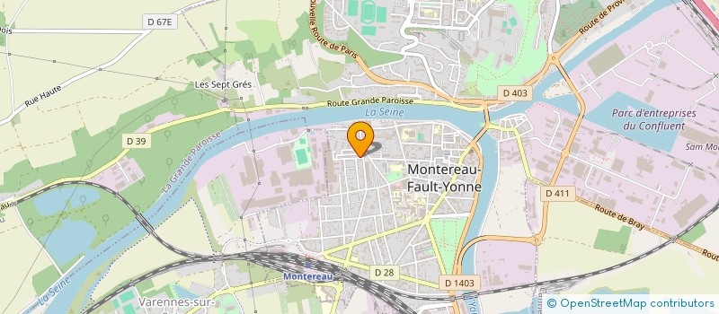 localisation de l'entreprise MADAME CAROLE VARY  MONTEREAU-FAULT-YONNE