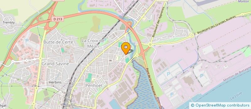 localisation de l'entreprise MADAME CAROLE VASSEUR  SAINT-NAZAIRE