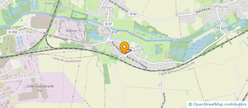 localisation de l'entreprise MADAME CAROLE VASSEUR  FEUCHY