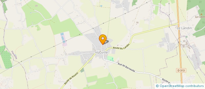 localisation de l'entreprise MADAME CAROLE VAULTIER  HAUVILLE