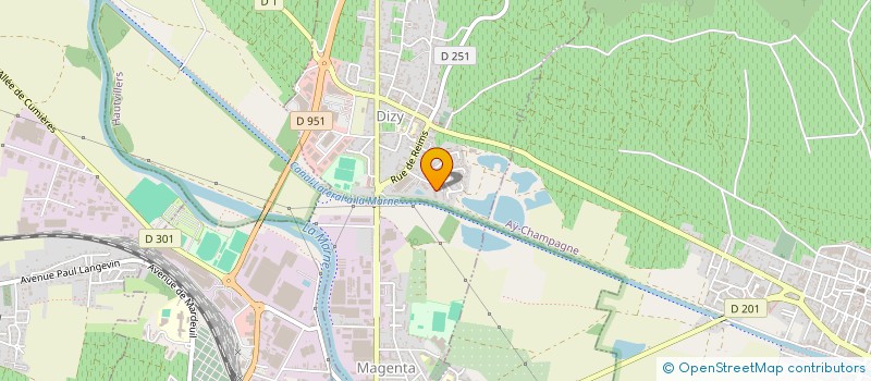 localisation de l'entreprise MADAME CAROLE VENCHIARUTTI  DIZY