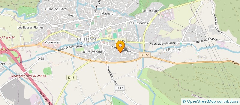 localisation de l'entreprise MADAME CAROLE VERGES  PELISSANNE