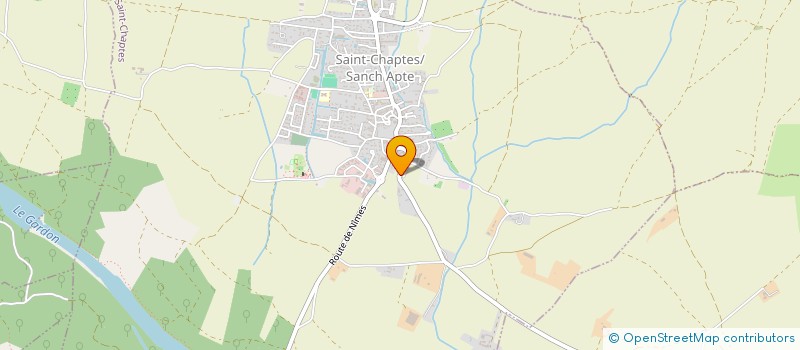 localisation de l'entreprise MADAME CAROLE VIAL  SAINT-CHAPTES