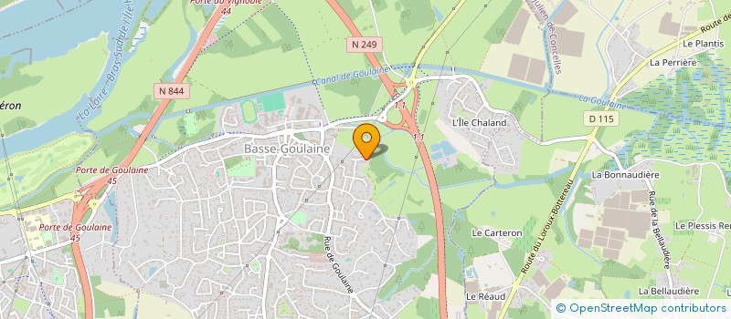 localisation de l'entreprise MADAME CAROLE VIMOND  BASSE-GOULAINE