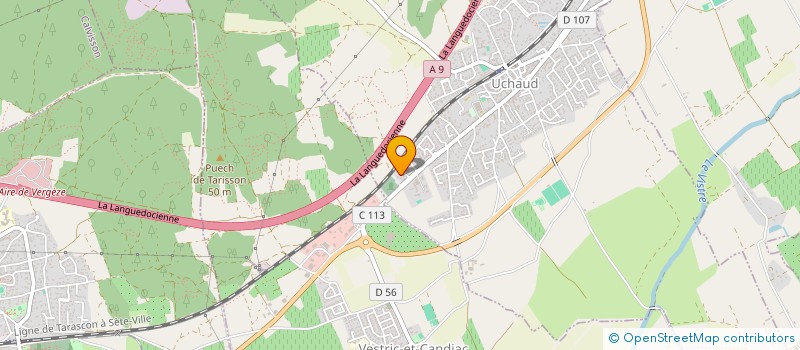 localisation de l'entreprise MADAME CAROLE VINCENT  UCHAUD