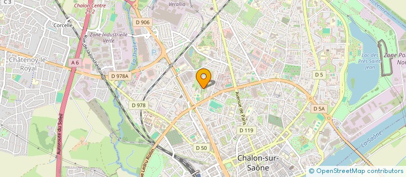localisation de l'entreprise MADAME CAROLE VION à CHALON-SUR-SAONE