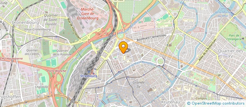 localisation de l'entreprise MADAME CAROLE WALTER  STRASBOURG