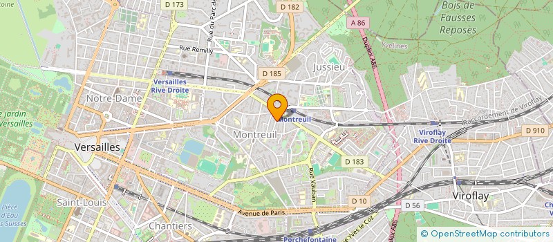 localisation de l'entreprise MADAME CAROLE WEBER à VERSAILLES
