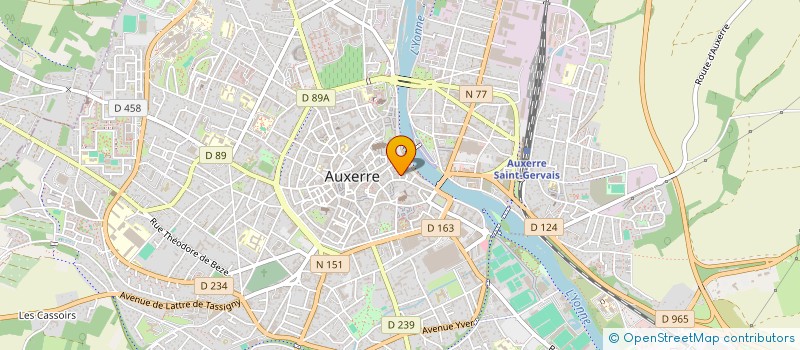 localisation de l'entreprise MADAME CAROLE WEISS à AUXERRE