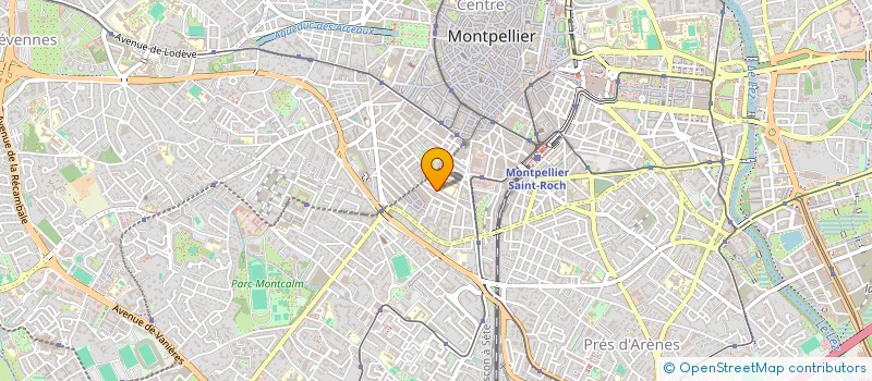localisation de l'entreprise MADAME CAROLE WENDLING à MONTPELLIER