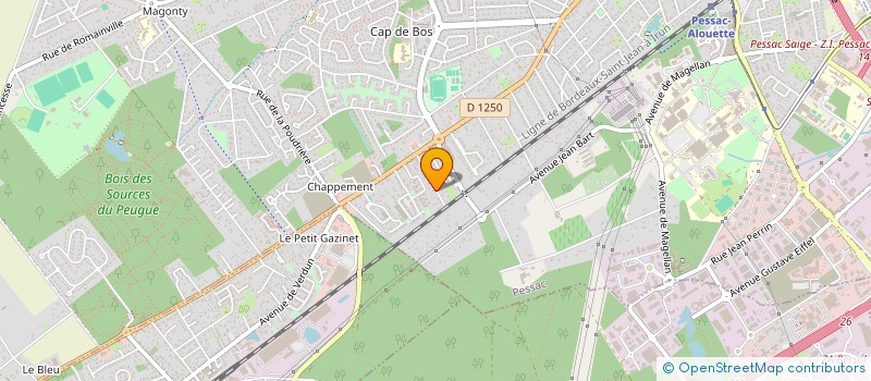 localisation de l'entreprise MADAME CAROLE WIDEMANN à PESSAC