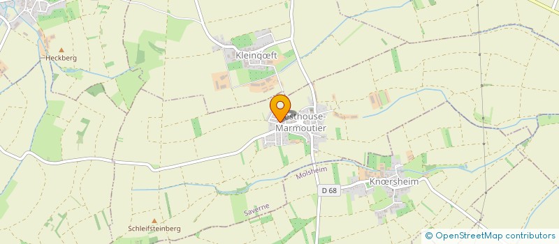 localisation de l'entreprise MADAME CAROLE WOLF  WESTHOUSE-MARMOUTIER