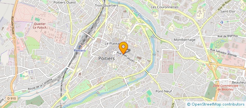 localisation de l'entreprise MADAME CAROLE WRIGHT  POITIERS