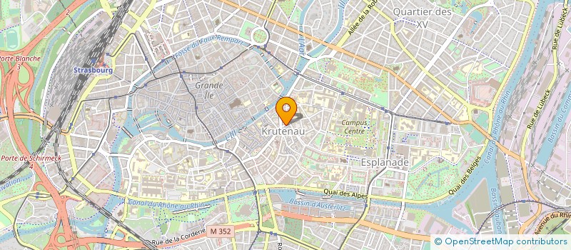 localisation de l'entreprise MADAME CAROLE WURTZ à STRASBOURG