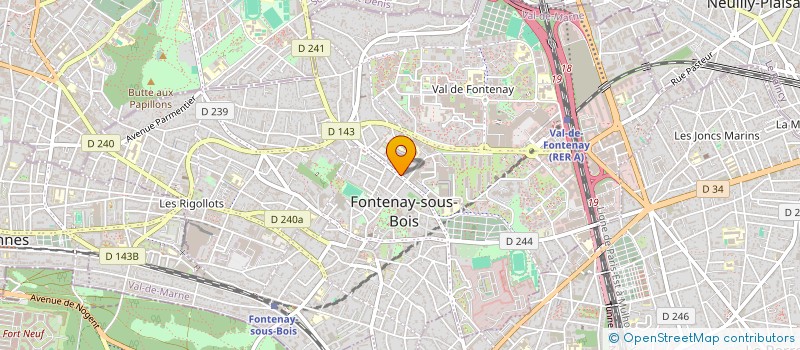 localisation de l'entreprise MADAME CAROLE ZIEM à FONTENAY-SOUS-BOIS