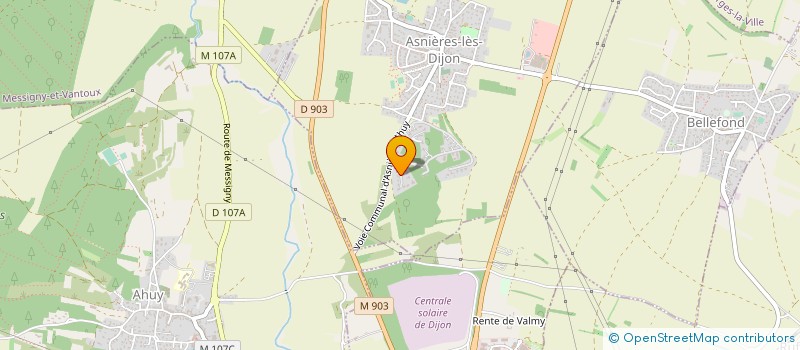 localisation de l'entreprise MADAME CAROLE ZIMMER à ASNIERES-LES-DIJON