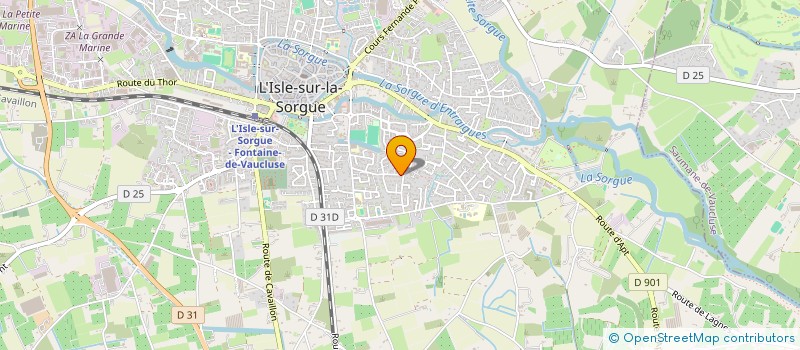 localisation de l'entreprise MADAME CAROLIN GRAF  L'ISLE-SUR-LA-SORGUE