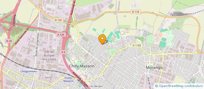 localisation de l'entreprise MADAME CAROLINA ALARCON NAVARRO  CHILLY-MAZARIN