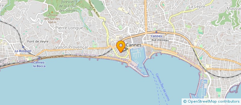 localisation de l'entreprise MADAME CAROLINA ARRUDA CABRAL à CANNES