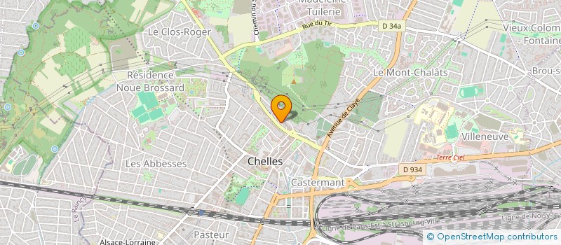 localisation de l'entreprise MADAME CAROLINA BRAGA  CHELLES