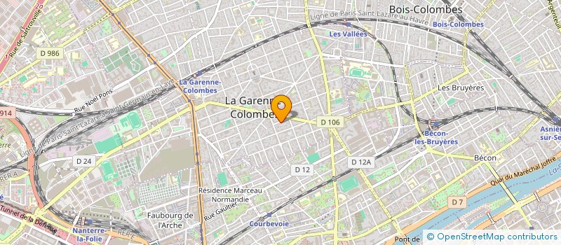 localisation de l'entreprise MADAME CAROLINA COKROPRAYITNO à LA GARENNE-COLOMBES