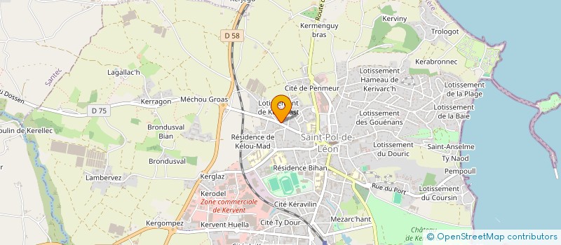 localisation de l'entreprise MADAME CAROLINA DE MORAES POTASCHEFF  SAINT-POL-DE-LEON