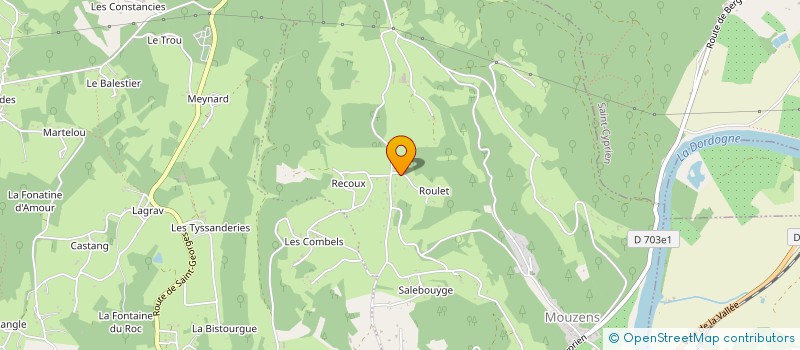 localisation de l'entreprise MADAME CAROLINA DUPON  COUX ET BIGAROQUE-MOUZENS