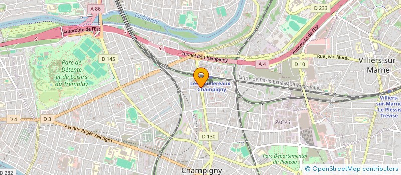 localisation de l'entreprise MADAME CAROLINA ESPOSITO à CHAMPIGNY-SUR-MARNE