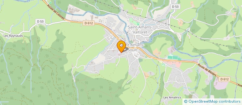 localisation de l'entreprise MADAME CAROLINA GARCIA  SAINT-AMANS-VALTORET