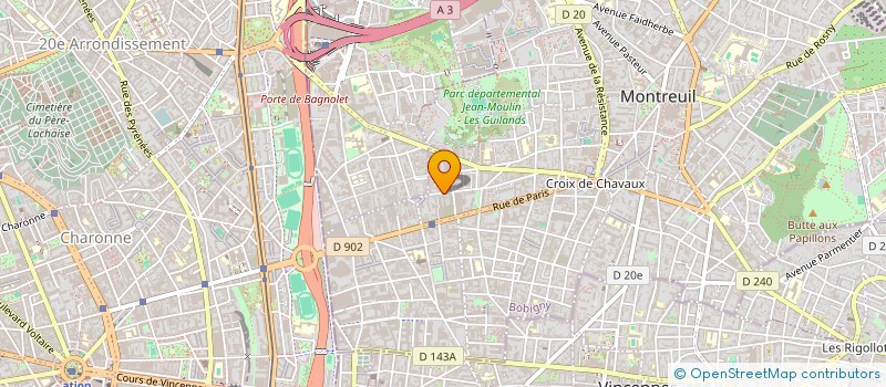 localisation de l'entreprise MADAME CAROLINA HERZ à MONTREUIL