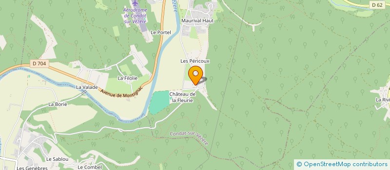 localisation de l'entreprise MADAME CAROLINA HOEDEMAKER  CONDAT-SUR-VEZERE