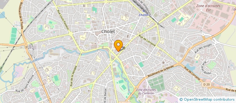 localisation de l'entreprise MADAME CAROLINA LOPEZ à CHOLET
