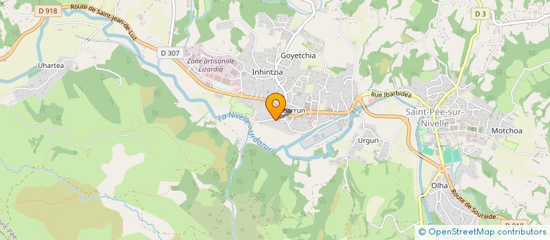 localisation de l'entreprise MADAME CAROLINA MORALES CORDERO  SAINT-PEE-SUR-NIVELLE