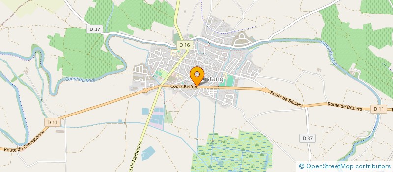 localisation de l'entreprise MADAME CAROLINA PAULA PODESTA  CAPESTANG