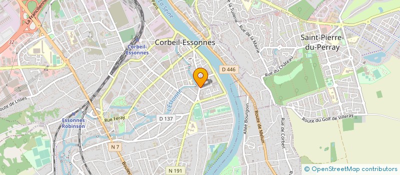 localisation de l'entreprise MADAME CAROLINA PINHEIRO DA SILVA à CORBEIL-ESSONNES