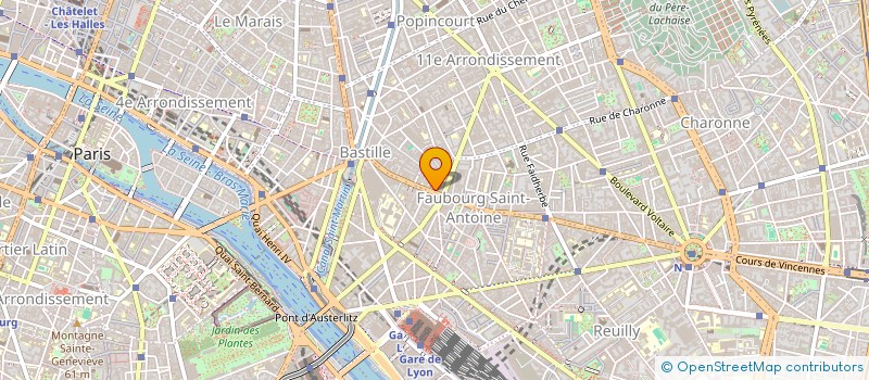 localisation de l'entreprise MADAME CAROLINA PIRAS  PARIS 11