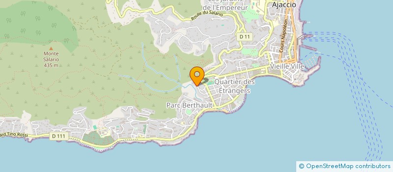 localisation de l'entreprise MADAME CAROLINA QUASTANA à AJACCIO
