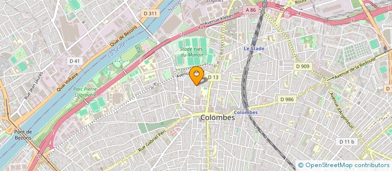 localisation de l'entreprise MADAME CAROLINA SHEARER à COLOMBES