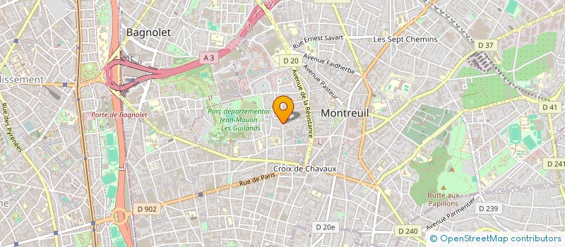 localisation de l'entreprise MADAME CAROLINA SOCHA LEON à MONTREUIL