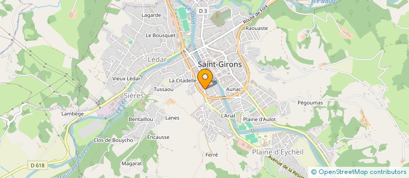 localisation de l'entreprise MADAME CAROLINE ABBOU à SAINT-GIRONS