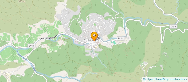 localisation de l'entreprise MADAME CAROLINE ABEL  COLLOBRIERES