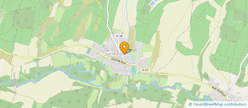 localisation de l'entreprise MADAME CAROLINE ADAM  LANDREVILLE