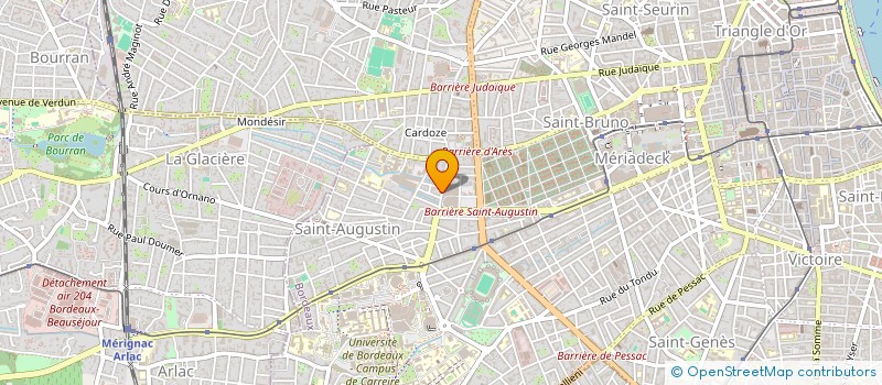 localisation de l'entreprise MADAME CAROLINE ADAMSKI  BORDEAUX