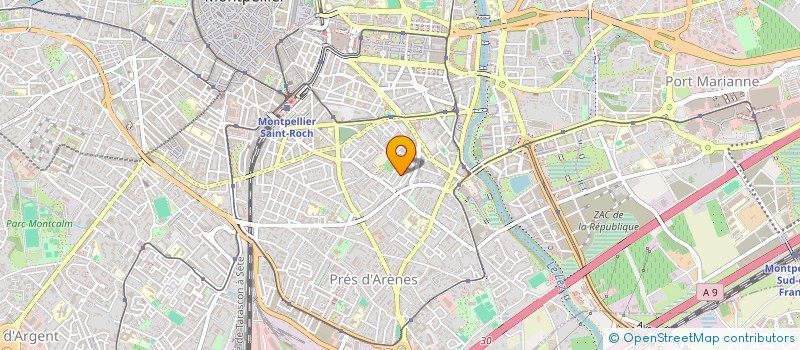 localisation de l'entreprise MADAME CAROLINE ADE à MONTPELLIER